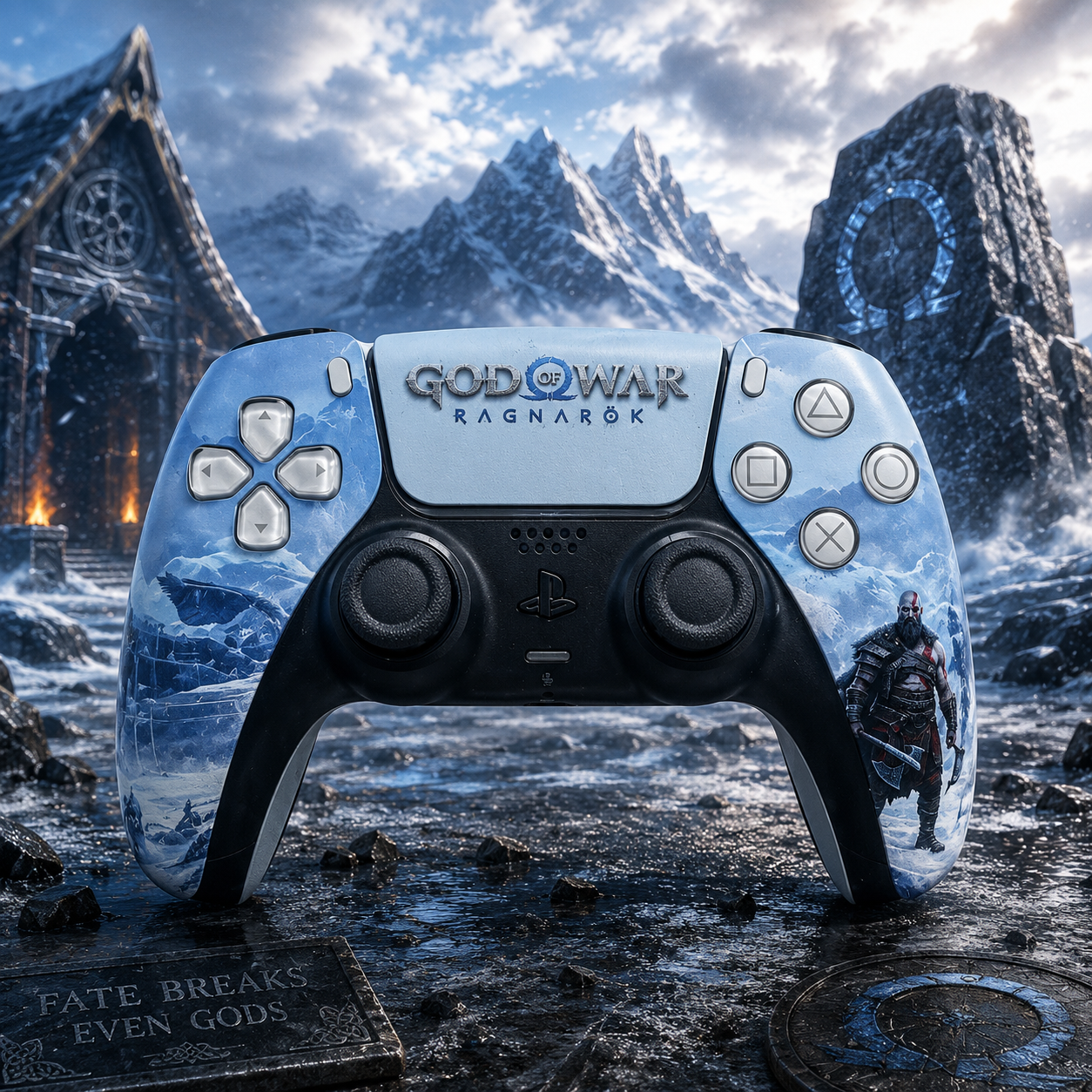 Custom Pre-Built - PS5 Controller - God of War