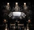 PS5 Controller - Black w/ purple buttons - OEM Joysticks