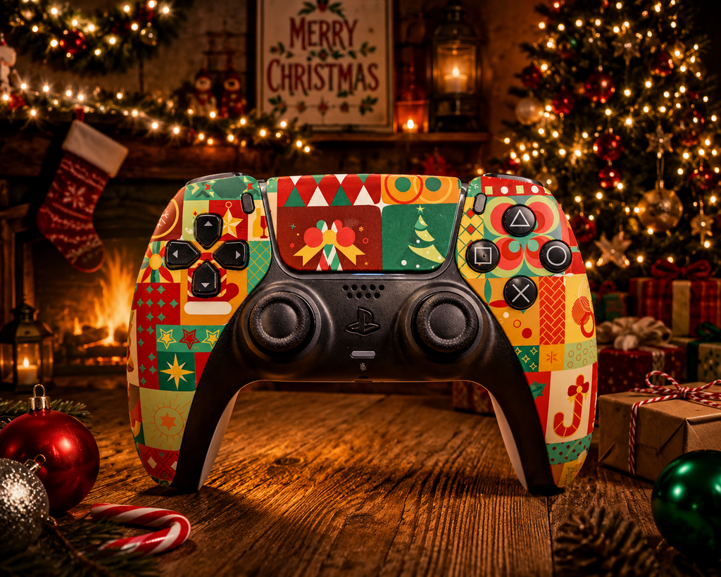 Custom Pre-Built - PS5 Controller - Xmas - TMR