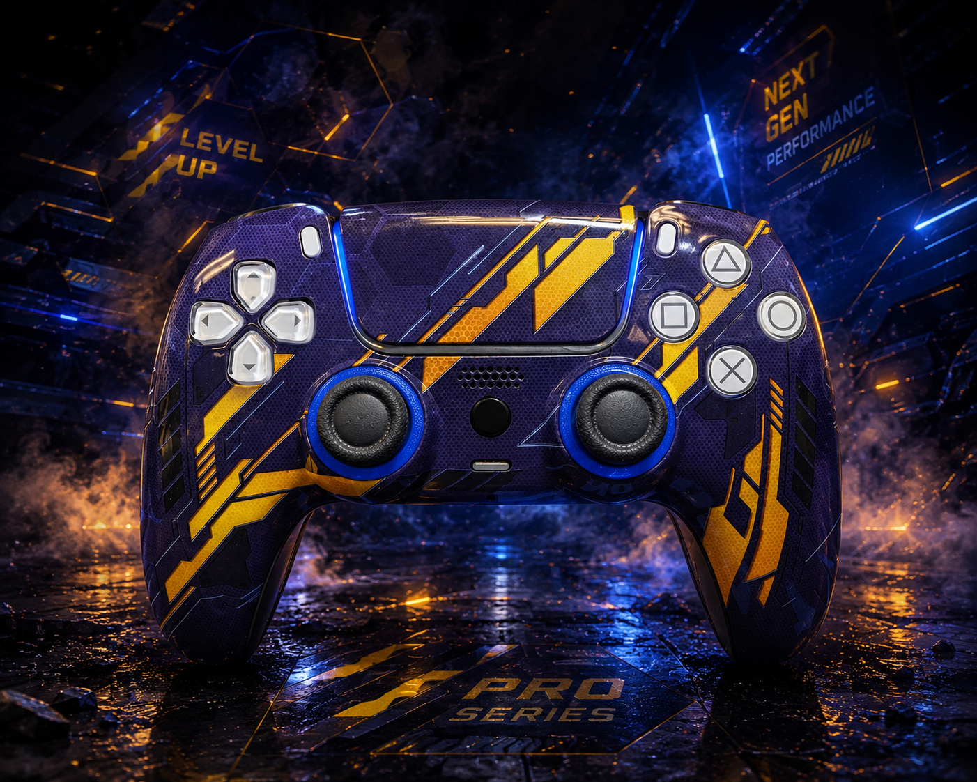 Custom Pre-Built - PS5 Controller - Mecha Orange