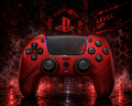 Custom Pre-Built - PS5 Controller - Luna Redesigned Scarlet Red