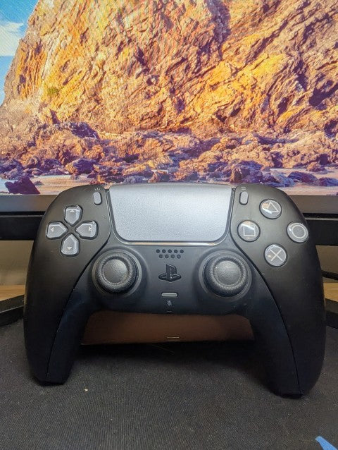 PS5 Controller - Black w/ purple buttons - OEM Joysticks