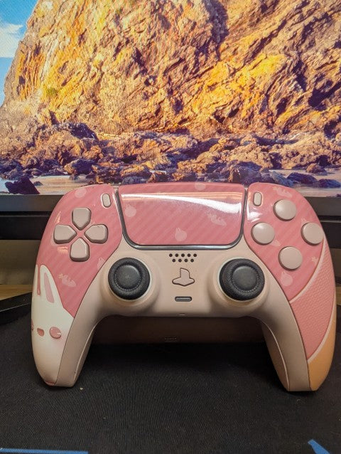 Custom Pre-Built - PS5 Controller - Bunny Mochi Pink
