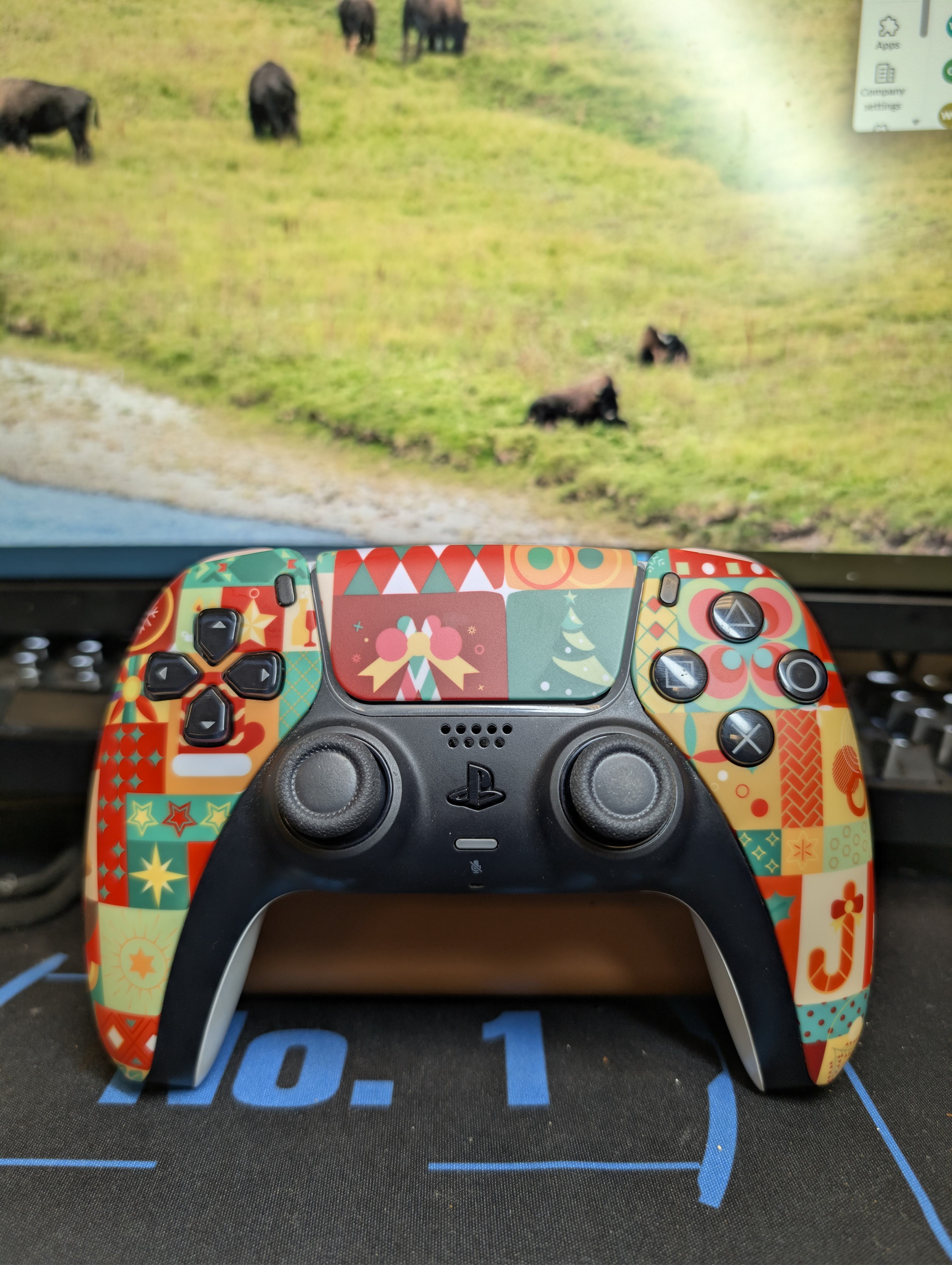 Custom Pre-Built - PS5 Controller - Xmas - TMR