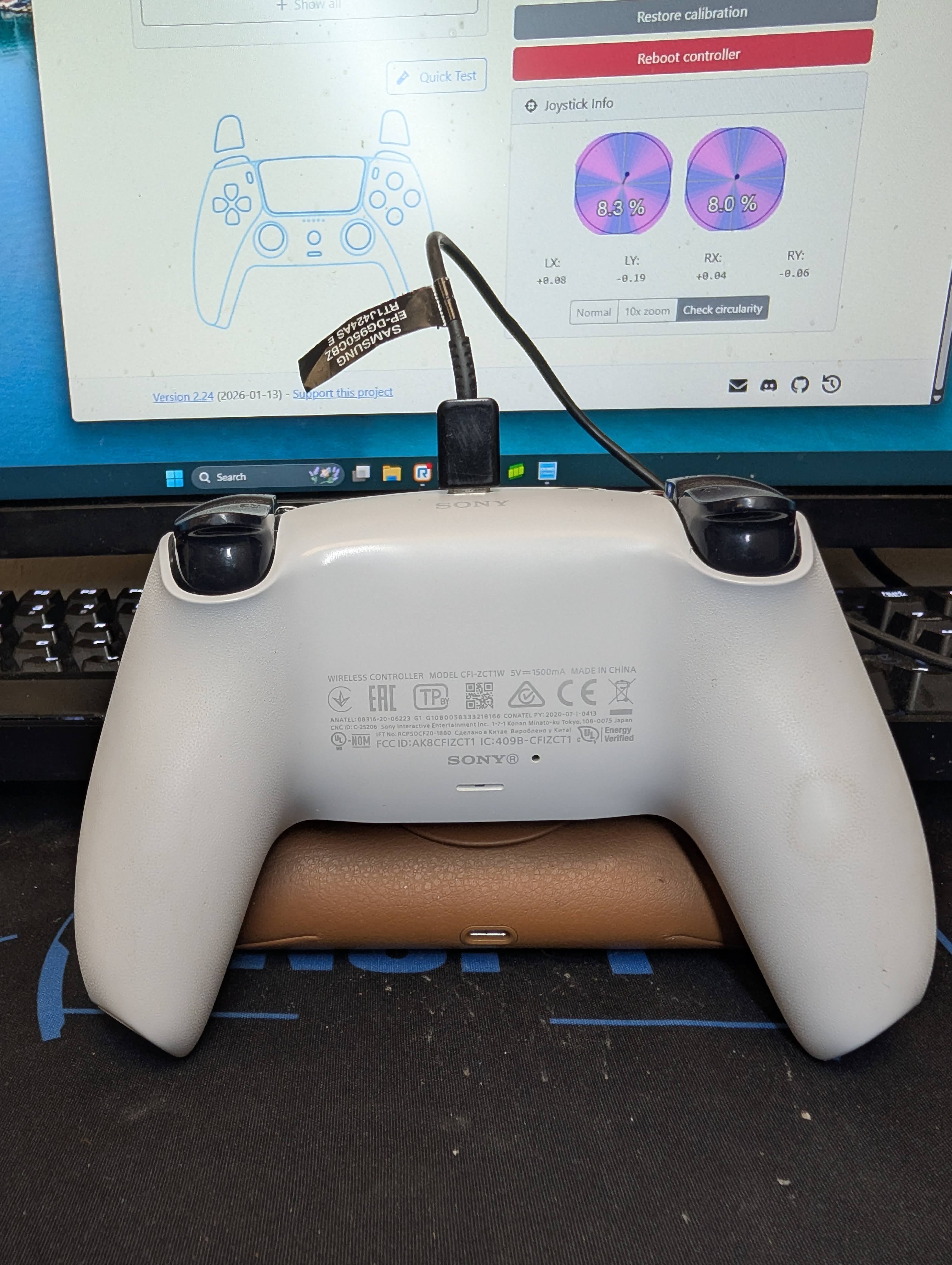 Custom Pre-Built - PS5 Controller - Glossy Wild Attack - TMR & Clicky Triggers