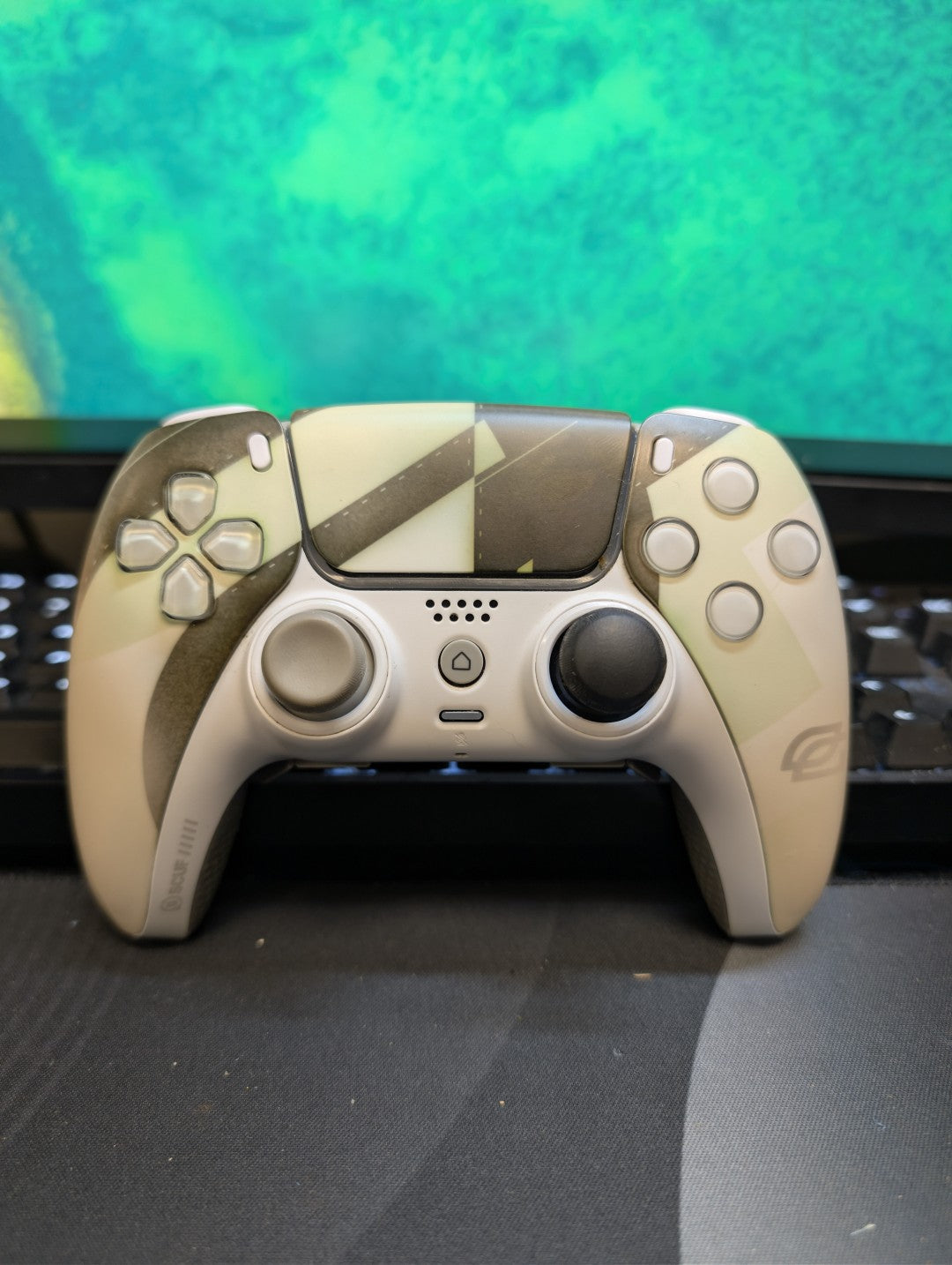 Custom Pre-Built Scuff Reflex Ps5 Controller with TMR Joysticks, Clicky Triggers, Back Button Mod