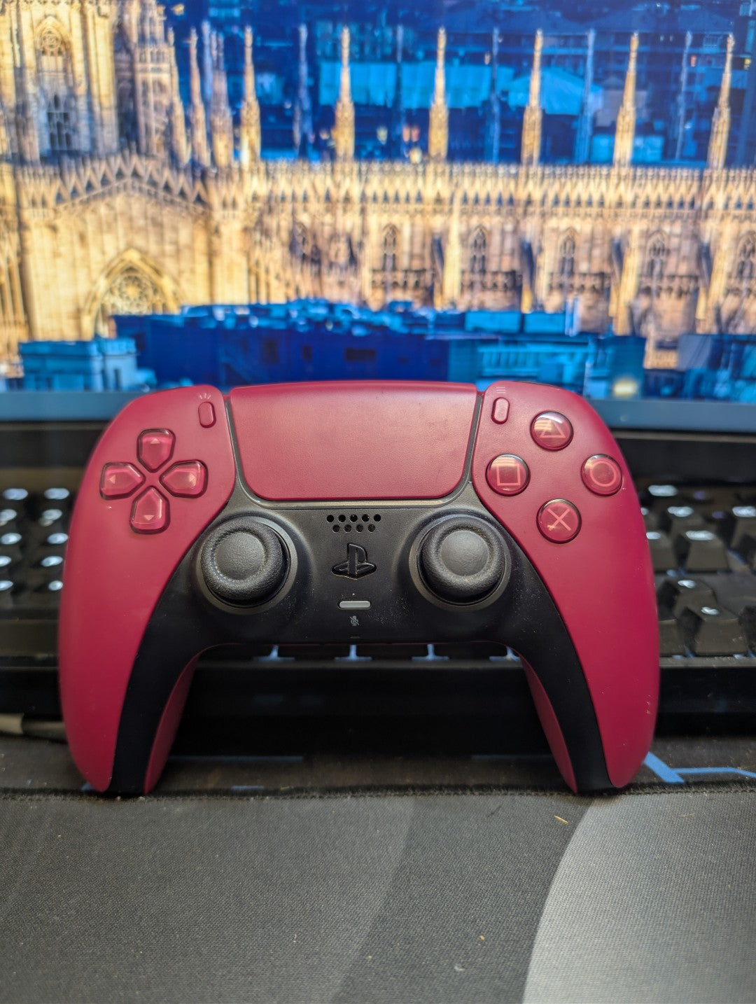Custom Pre-Built Red Ps5 Controller with TMR Joysticks