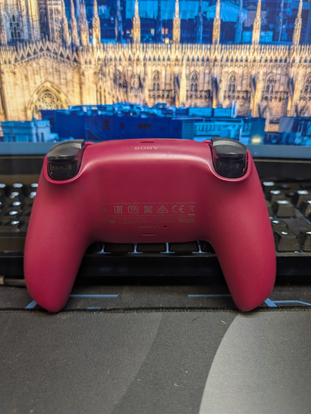 Custom Pre-Built Red Ps5 Controller with TMR Joysticks