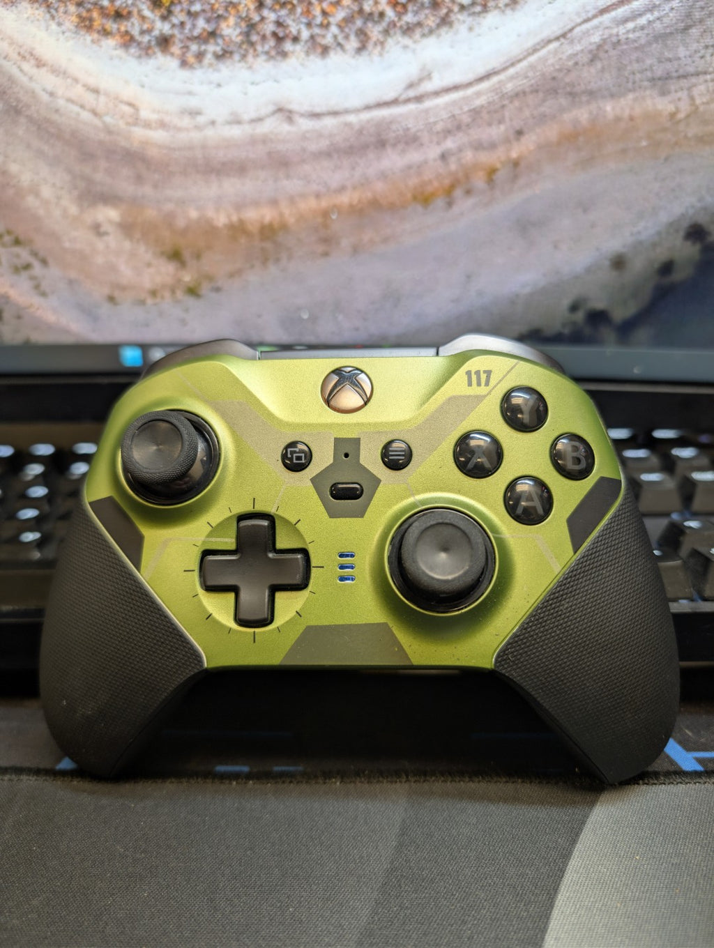 Custom Pre-Built Xbox Elite Series 2 Halo Infinite Green with TMR Joysticks
