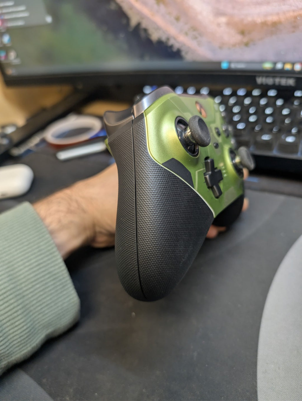Custom Pre-Built Xbox Elite Series 2 Halo Infinite Green with TMR Joysticks