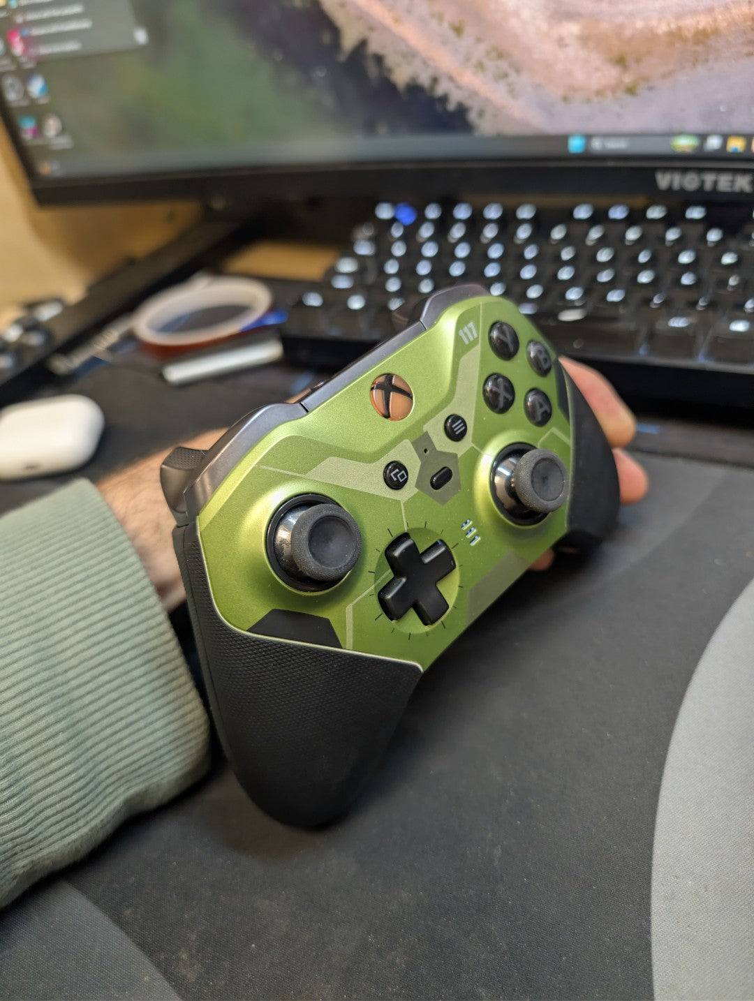 Custom Pre-Built Xbox Elite Series 2 Halo Infinite Green with TMR Joysticks