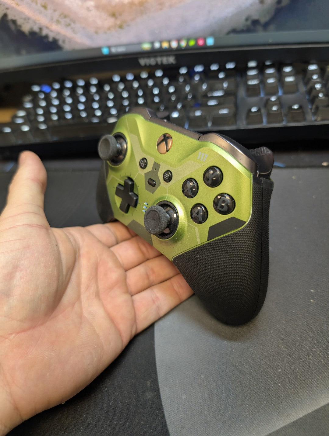 Custom Pre-Built Xbox Elite Series 2 Halo Infinite Green with TMR Joysticks