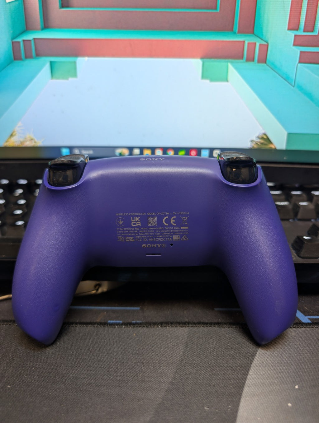 Custom Pre-Built Purple Ps5 Controller with TMR Joysticks