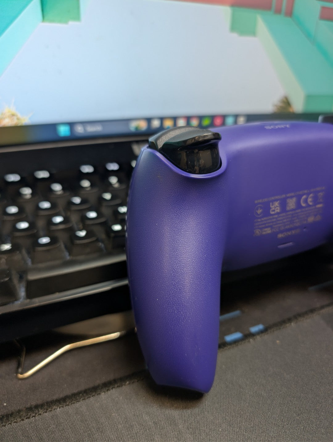 Custom Pre-Built Purple Ps5 Controller with TMR Joysticks