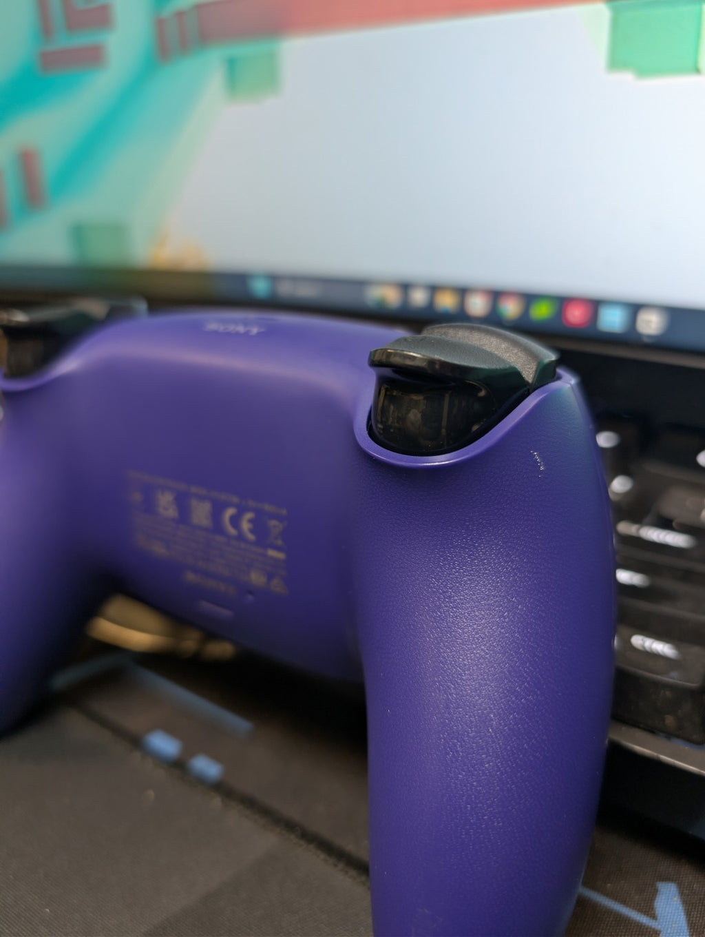 Custom Pre-Built Purple Ps5 Controller with TMR Joysticks