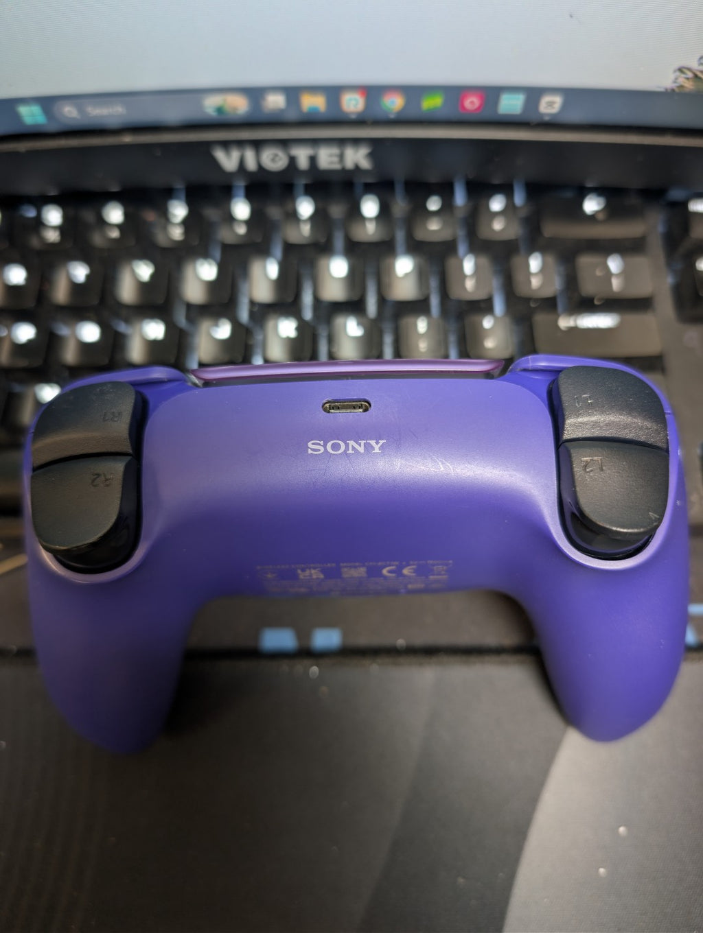 Custom Pre-Built Purple Ps5 Controller with TMR Joysticks