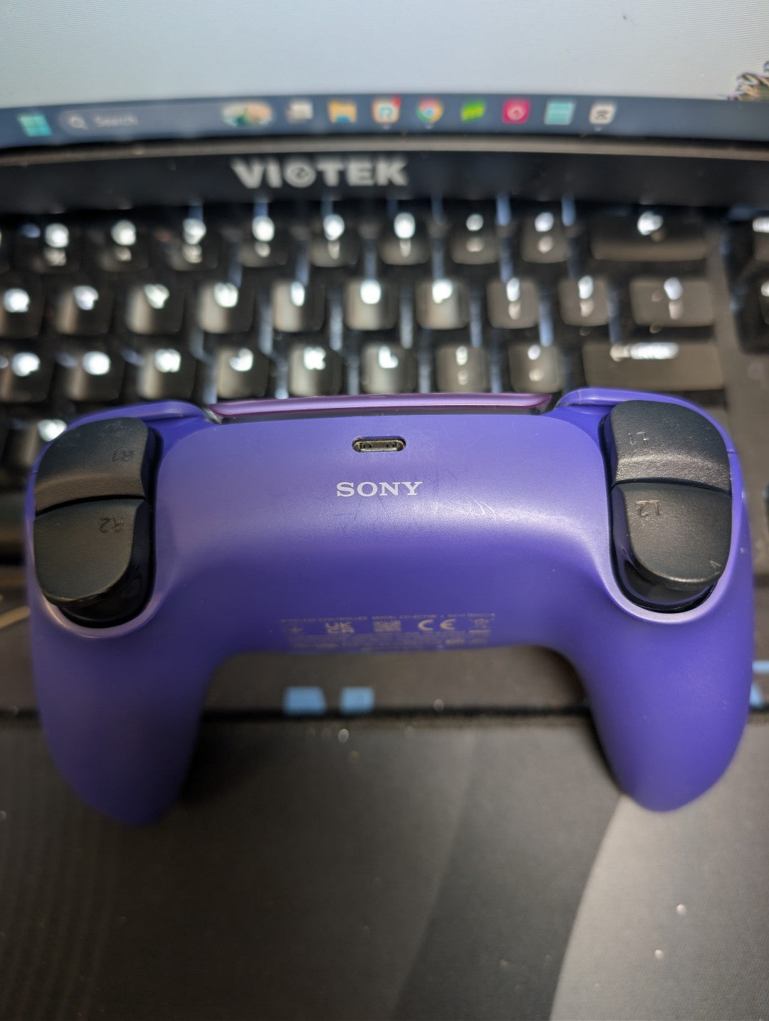 Custom Pre-Built Purple Ps5 Controller with TMR Joysticks