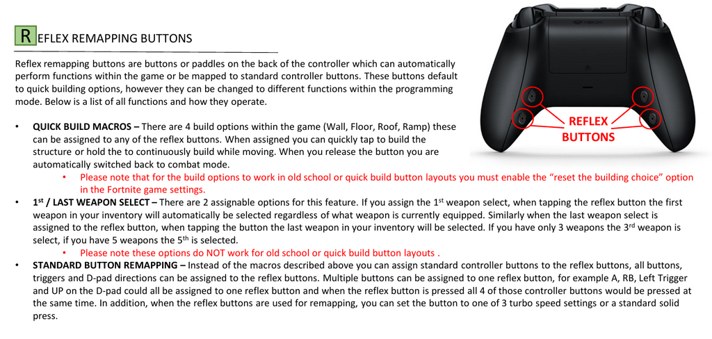Rapid Fire/Fornite Mod Pre-Built - Xbox Controller 1914 - White - TMR, 4 Back Buttons